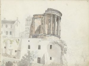 «Vestas tempel», Tivoli af Johan Christian Dahl