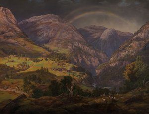 Udsigt fra Stalheim af Johan Christian Dahl