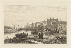 Udsigt over Stadhouderskade af Johan Conrad Greive