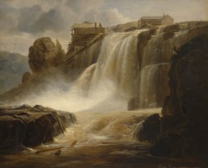Haugfossen af Johan Fredrik Eckersberg