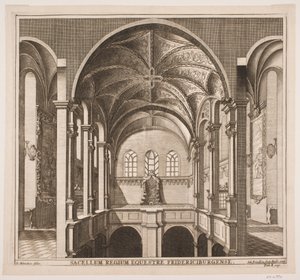 Danish: Den øvre omgang i Frederiksborg Slotskirke