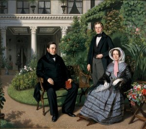 Portræt af Metelerkamp-familien