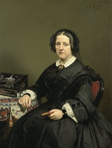 Wilhelmina Margaretha van den Bosch (1807-74). Hustru til Gerard Johan Lost van Themaat