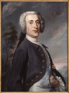 Portræt af Olof von Dalin (1708-1763), af Streng, Johan Joachim (1707-1763). Olie på lærred. Mål: 79x58 cm. Nationalmuseet i Stockholm af Johan Joachim Streng
