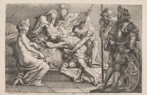 Samson overvundet af filistrene af Johan Joseph Zoffany