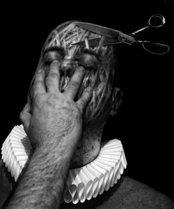 A clowns death (serie), 2014 (fotokunst digital kunst)