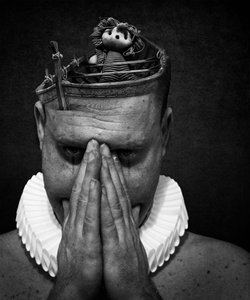 A clowns death (serie), 2014 (fotokunst digital kunst) af Johan Lilja