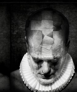 A clowns death (serie), 2016 (fotomanipulation) af Johan Lilja