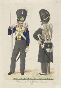 To infanterisoldater af Johan Martin Leydenroth