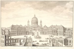 Place Royale fra Friedrichstadt til København af Johan Martin Preisler