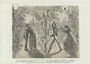 Tegnefilm om månens indflydelse, 1865
