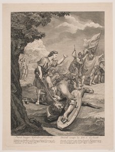 David og Goliat af Johan Samuel Lymann