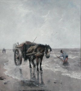 Sea Breezes (olie på lærred) af Johan Scherrewitz
