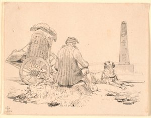 Bissekræmmeren og hans hund af Johan Thomas Lundbye