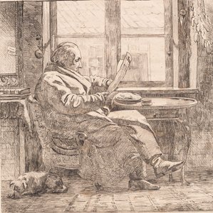 Justitsråd Emanuel Bonnevie af Johan Thomas Lundbye