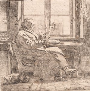 Justitsråd Emanuel Bonnevie af Johan Thomas Lundbye