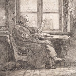 Justitsråd Emanuel Bonnevie af Johan Thomas Lundbye