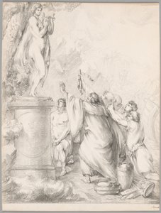 Chryses beder om hjælp fra Apollo, fra Iliaden, bog I