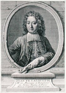 Jean Francois Lalouette (1651-1728) graveret af Jacques-Nicolas Tardieu (1716-91) (gravering) af Johann (after) Ferdinand