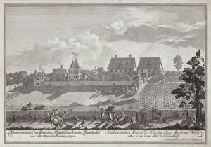 Sundersbuhl, residens for familien Nutzel, nær Nürnberg af Johann Adam Delsenbach