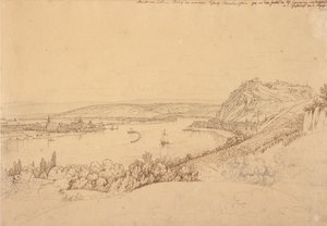 Fæstningen Ehrenbreitstein af Johann Adam Klein