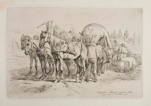 Ungarsk hestevogn af Johann Adam Klein