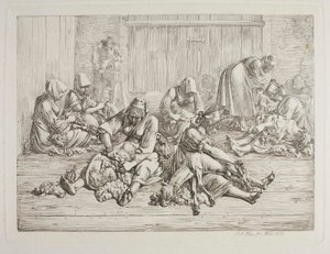 Fåreklipning af Johann Adam Klein