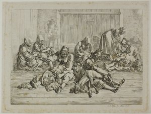 Fåreklipping af Johann Adam Klein