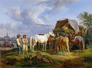 Ungarske kuske af Johann Adam Klein