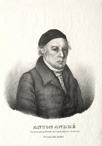 Portræt af Anton André. af Johann André