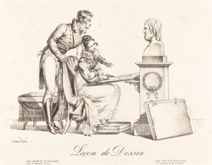Tegnelektion Tegnelektion. af Johann Anton André
