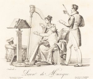 Musik lektion Musik lektion. af Johann Anton André