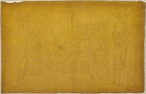 Fra: Samling af omrids og gennemtegninger, bind 5, blad 61 af Johann Anton Ramboux