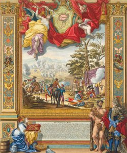 Belejring af Mons af de allierede tropper i 1709, begyndelsen af det 18. århundrede.