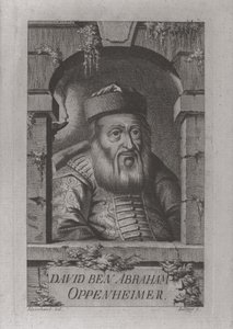Portræt af David Oppenheim 1664-1736, overrabbiner i Prag, 1773