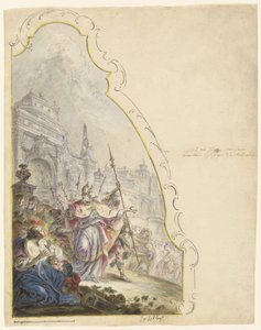 Sankt Ignatius forlader Antiokia af Johann Baptist Enderle