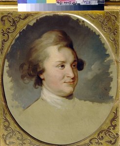 Grigori Potemkine (Potiomkine) - Portræt af prinsen af Tauris generalfeltmarskal, statsmand Grigori A. Potyomkin (1739-1791) par Lampi, Johann-Baptist von, den ældre (1751-1830), anden halvdel af det 18. århundrede. - Olie på lærred, 55,3x47,3 - Stat Trety