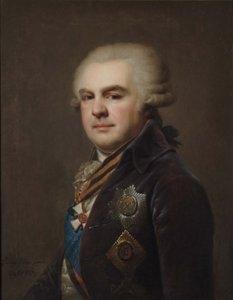 Portræt af grev Alexander Nikolaevich Samoilov 1744-1814, 1796 af Johann Baptist Lampi the Younger