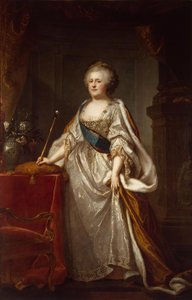 Portræt af kejserinde Catherine II 1729-1796, 1794