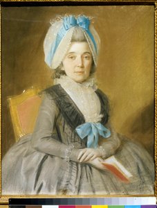 Portræt af prinsesse Praskovya Ivanovna Galitzine (1734-1802) - Tegning af Johann Bardou (1745-1788) - Portræt af prinsesse Praskovya Ivanovna Golitsyna (1734-1802) - Pastel på pergament af Johann Bardou (aktiv 17874, 1745, 1745, 1745-1787) cm - Stat Trety