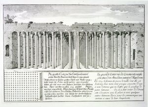 Cisterne under Hippodromen, Konstantinopel, Tyrkiet, fra 
