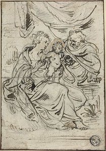 Den hellige familie af Johann Boeckhorst