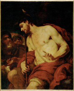 Sankt Johannes Døber (maleri på lærred) af Johann Carl (1632-98) Loth