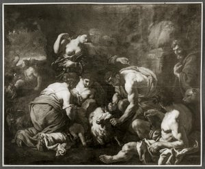 Jupiter, der dier fra geden Amalthea af Johann Carl Loth