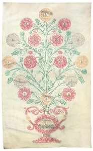 "Rosen", et stamtræ præsenteret for kejser Charles VI, 1731 af Johann Carl Paricius