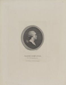 Portræt af komponisten Joseph Schuster 1748-1812, 1811.