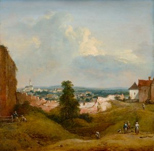 Udsigt fra Albrechtsburg i Klosterneuburg