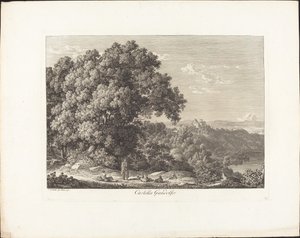 Castella Gandolfo af Johann Christian Reinhart