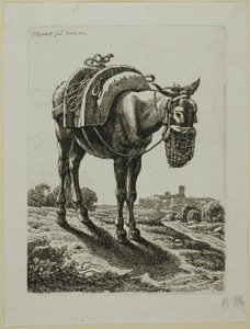 Feeding Mule - Front, fra The Second Succession of Thieves af Johann Christian Reinhart
