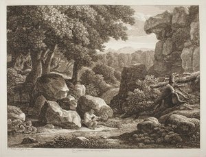 Skovlandskab af Johann Christian Reinhart